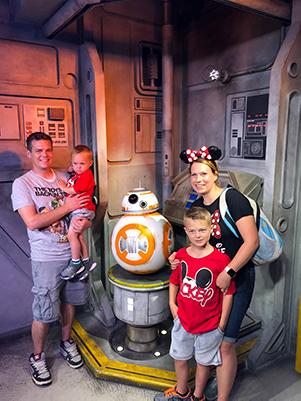 My family with BB-8